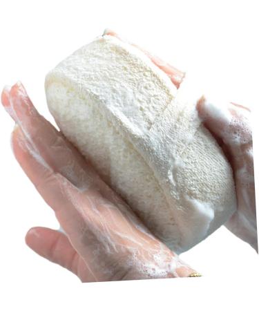 NOLITOY Natural Bath Sponge Set for Men | Eco-Friendly Loofah Shower Pouf & Mesh Bath Ball | Perfect Body Wash Sponge for Home Use - Buy Online on SooperMarket.com