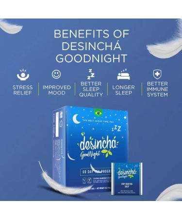 Desincha Nighttime Herbal Tea for Relaxation & Quality Sleep - 60 Day Supply - Buy Online on SooperMarket.com