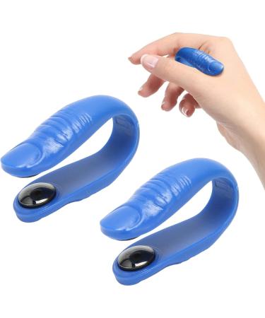 Acupuncture Point Massage Clip - Blue Plastic 2-Piece Acupressure Tool for Migraine Relief - Buy Online on SooperMarket.com
