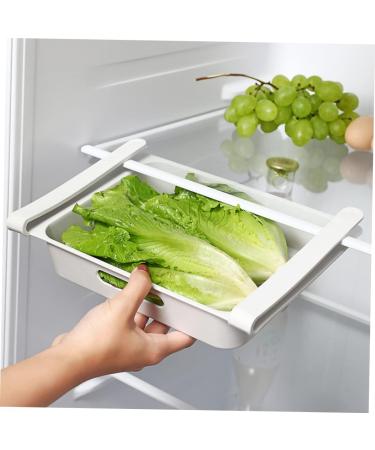 KOMBIUDA 2pcs box White for Type Refrigerator Home Storage Household Container Fruit Multi-purpose Drawer - Buy Online on SooperMarket.com