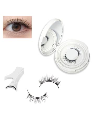 Siare Magnetic Lashes With Applicator Reusable Magnetic Eyelash Kit No Glue Or Liner Needed Waterproof Lightweight Natural Look (EM10)