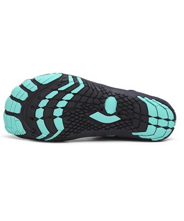 Surwin Barefoot Shoes for Men & Women - Non-Slip Quick Drying Water & Beach Shoes | Sizes 36-47 | Breathable & Lightweight Aquasiums in Navy Blue - Buy Online on SooperMarket.com