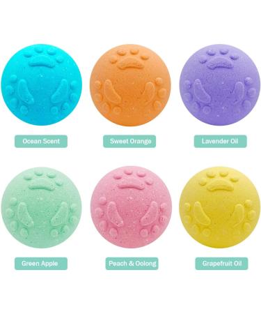 6PK XXL Kids Bath Bombs with Puppy Toys - Natural Handmade Surprise for Toddlers - Buy Online on SooperMarket.com