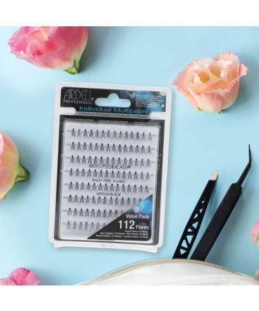 Ardell Medium Black Knot-Free Individual False Eyelashes 2-Pack - 112 Count - Buy Online on SooperMarket.com