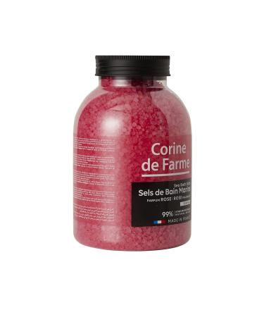 Corine de Farme Sensual Swimming Salt - 99% Natural Rose Bath & Spa Soak for Sensitive Skin - Relaxation & Zen - 1.3 kg Pack - Buy Online on SooperMarket.com