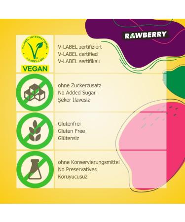 RAWBERRY Peanut & Chocolate Protein Bar | Vegan Gluten-Free No Added Sugar | 15x33g Nut Snack for Healthy Living - Buy Online on SooperMarket.com