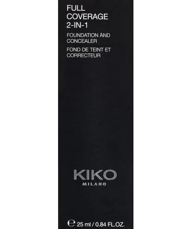 KIKO Milano Full Coverage 2-In-1 Foundation & Concealer 14 - N 170 | Superior Coverage Neutral 170 - Buy Online on SooperMarket.com