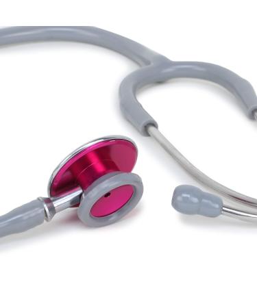 Buy Acoustic Stethoscope for Doctors & Medical Students - Lightweight Flexible Soft Ear Knobs (Grey) | International Shipping Available - Buy Online on SooperMarket.com
