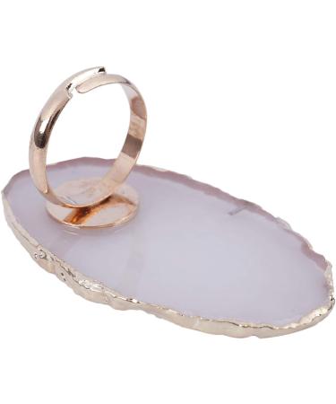 1 Pc Resin Stone Color Nail Art Ring Palette Finger Ring Plate Acrylic Polish Cream Foundation Mixing Nail Art Equipment - Buy Online on SooperMarket.com