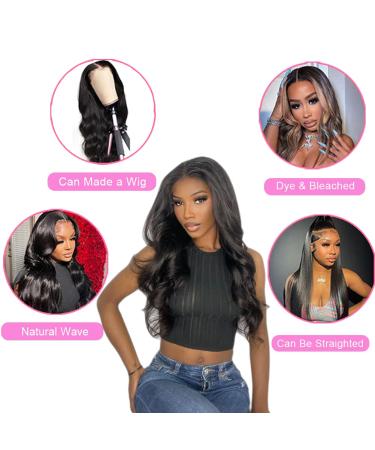 Beauty Queen 10A Brazilian Body Wave Human Hair Bundles - 20 22 24 Inch | 100% Unprocessed Virgin Remy Hair Extensions - Buy Online on SooperMarket.com