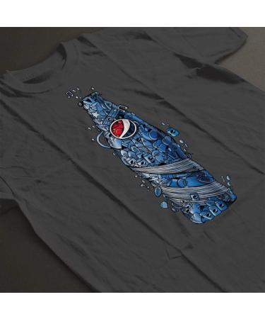 All+Every Pepsi Doodle Bottle Women's T-Shirt M Charcoal - Buy Online on SooperMarket.com