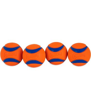 Chuckit! Ultra Rubber Dog Balls 4 Pack | Dog Balls Indestructible Dog Toys Indestructible Dog Ball Compatible with Chuck It Dog Ball Launcher 18M Tennis Ball Launcher | Dog Toy Balls For Dogs Medium 4 Pack Medium - Buy Online on SooperMarket.com