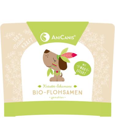 Buy Anicanis Organic Psyllium for Dogs & Cats - Natural Fiber Powder Supplement for Stomach & Intestinal Health - 200g - Buy Online on SooperMarket.com