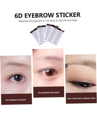FOYTOKI Authentic Eyebrows 4pcs Stimulation Grooming Tools Natural Girl Hair-like Women Transfer Shaping False Peel Hair- D 21x15cm Brown - Buy Online on SooperMarket.com