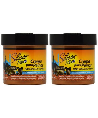 Silicon Mix Moroccan Argan Oil Hair Dressing Cream 6oz "Pack of 2"