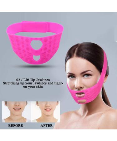 Lose Face Mask - Silicone Anti-Wrinkle Chin Strap for Cheek Lift | Filfeel - Buy Online on SooperMarket.com
