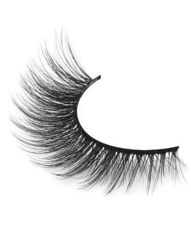 Fluffy 3D Mink Cat Eye False Eyelashes - 10 Pairs (13mm) for Women and Girls - Buy Online on SooperMarket.com