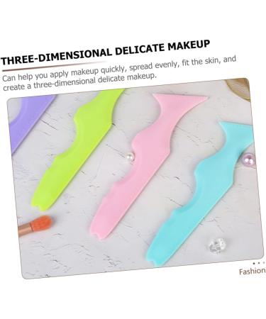 MAGICLULU 6 Pcs Silicone Beauty Ruler Mascara Drawing Silicone Eyeliner Tool Eyeliner Stencils Massage - Buy Online on SooperMarket.com