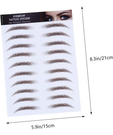 NOLITOY 4pcs Eyebrow Stickers Eyebrow Trimming 4d Makeup Tools - Buy Online on SooperMarket.com