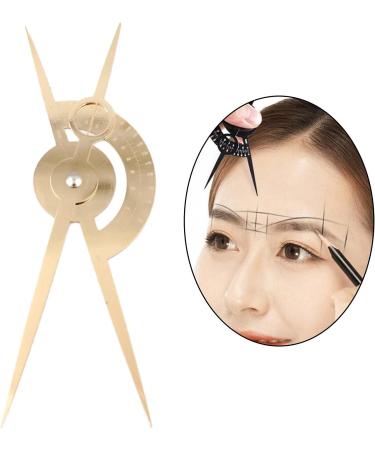TOOYFUL Brake Caliper Professional Eyebrow Drawing Tool Removable Reusable Tag for Make Up Shaper DIY Symmetrical Tool - Gold - Buy Online on SooperMarket.com
