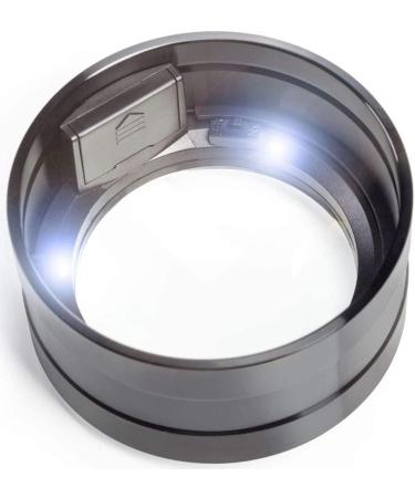 Magnifying Dome Lighted Desktop Magnifier with Bright LED for Reading Books  fine Print  Studying maps  Projects  Coins  Acts as Desk Paperweight  Great for Seniors Black - Buy Online on SooperMarket.com
