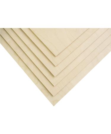Premium Baltic Birch Plywood 3mm - 12x18 - 6 Flat Sheets - B/BB Grade Veneer for DIY Arts & Crafts, Woodworking, Laser Cutting Projects - Buy Online on SooperMarket.com