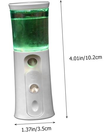 Mikinona 1 Set Hydrating Instrument Travel Steamer Mini Face White Hydration Instrument Spray Abs 12X4.5X4.3cm - Buy Online on SooperMarket.com