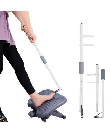 Long Handled Toenail Clippers Wide Jaw Opening Free Bending for Thick Nails for The Seniors Overweight Disabled with Arthritis Easy Reach Pedicure Auxiliary Tools (L-Length 28.3 inch)