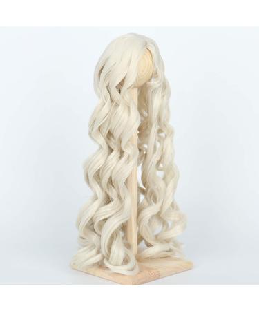 8-9 Inch Blonde Curly Doll Wig for 1/3 BJD MSD DOD Pullip Dollfie - Non-Human Hair - Buy Online on SooperMarket.com