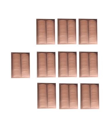 minkissy Makeup Gadgets 25 Sheets Double Eyelid Sticker Eye Makeup Tool Makeup Supplies DIY Eyelid Tape Big Eye Tools Hooded Eyelid Tape Stickers Not Reflective Woman Web Text Medical Tape