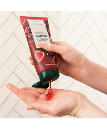 The Body Shop Strawberry Body Scrub 6.75 oz - Softening & Smoothing Exfoliation - Buy Online on SooperMarket.com