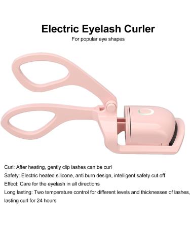 Buy Heated Eyelash Curlers - Rechargeable Electric Curler with 2 Modes Fast 30s Heating for Thicker Curlier Lashes International Shipping Available - Buy Online on SooperMarket.com