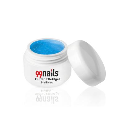Buy 99nails Glitter Effect Gel - Light Blue (5 ml) | International Shipping Available - Buy Online on SooperMarket.com