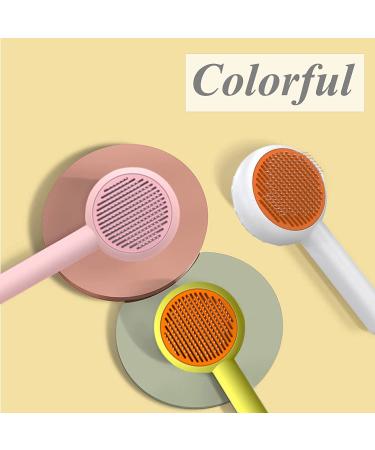 DAYSOY Deshedding & Grooming Brush for Dogs & Cats - Stainless Steel Slicker Brush for Removing Loose Undercoat Tangles - Waterproof & Rust-Resistant - Buy Online on SooperMarket.com