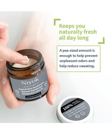 Buy Natural Cosmetics 2-in-1 Aluminum Free Deodorant & Antiperspirant - Oriental Wood Scent 40 ml | Eco-Friendly Long-Lasting Protection - Buy Online on SooperMarket.com