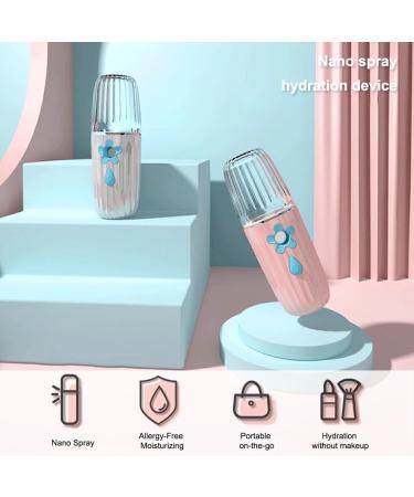 kawehiop Facial Mist Sprayer Skin Care Personal Face Nebulizer Portable Household Cool Spray Atomizer Handheld Mister Humidifier - Buy Online on SooperMarket.com