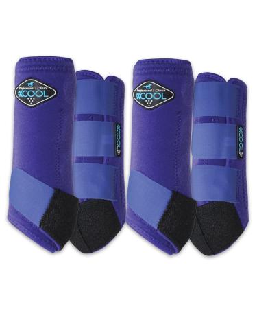 Professional's Choice 2XCOOL Sport Medical Boots 4-Pack Medium Purple