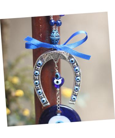 Zerodeko 1pc Blue Eyes Pendant Turkish Evil Eye Beads Birthday Gift Crystals Beads Wallet Keychain Decor Turkish Devil s Eye Pendant Devil Eye Diamond Driving Recorder Alloy - Buy Online on SooperMarket.com