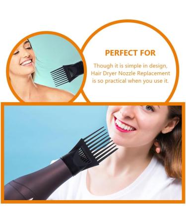 Healeved Blow Dryer Comb Attachment 5pcs Blow Dryer Pick Attachment Hairdressing Wind Blow Cover Comb Attachment Nozzle Hair Dryer Drying Flat Nozzle Styling Tool - Buy Online on SooperMarket.com