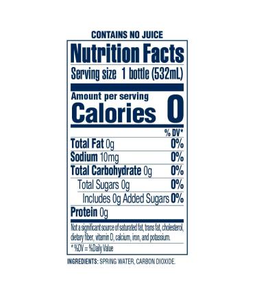 Crystal Geyser Natural Sparkling Spring Water 12 Pack - 18 oz Bottles | Carbonated, Non GMO, No Artificial Ingredients - Buy Online on SooperMarket.com