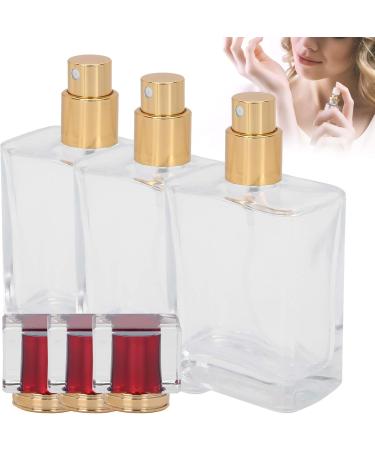 Verdant Touch Perfume Bottle Glass Perfume Bottle 50ml Refillable Atomizer Dispenser Liquid Makeup Container Red - Buy Online on SooperMarket.com