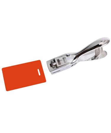 Slot Punch Badge Hole Punch Plier Tool for PVC ID Card Hand Held (Punch)