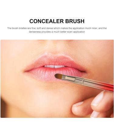 2Pcs Double- ended Lip Brush Retractable Makeup Brushes Portable Concealer Brush for Women Makeup - Buy Online on SooperMarket.com