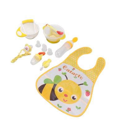 Compact Safe Baby Feeding Set - Space-Saving PP-Silicon Eating Cards for Toddlers | Perfect for Home & Travel - Relief for Discriminative Eating - Buy Online on SooperMarket.com