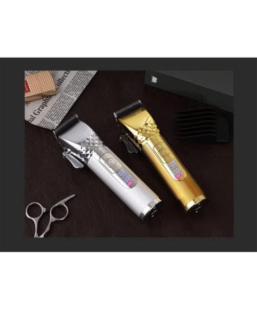 BLASHRD Professional Hair Trimmer Men Rechargeable Hair Trimmer Metal Liquid Crystal Digital Display HairTrimmer Silver - Buy Online on SooperMarket.com