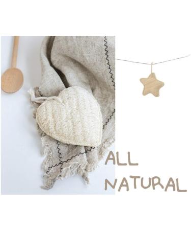 Natural Loofah Sponge Set - Fun Shaped 4 Pack - Buy Online on SooperMarket.com