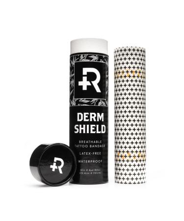 Recovery Derm Shield Tattoo Aftercare Bandage Roll - Transparent  Waterproof Adhesive Bandages - 10 Inches x 8 Yards 10 Inch x 8 Yards