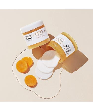 Buy Bring Green Carrot Vita Toner Pad 60ea - Hydrating & Brightening Toner for All Skin Types | International Shipping Available - Buy Online on SooperMarket.com