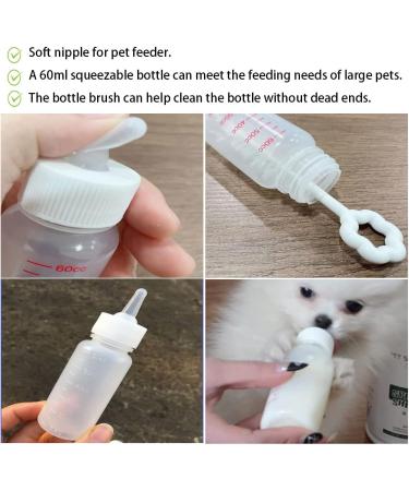 Puppy Syringe Feeder Puppy Nursing Bottle Pet Syringe Feeding Kit Original Nipple with Syringe Feeding Nursing Bottle for Small Pet Puppy Kitten(24 Pack) - Buy Online on SooperMarket.com