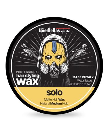 The Goodfellas' smile Hair Wax Fiber/Pomade Matte with Medium Hold Formula 100ml Made in Italy (Solo)